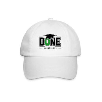Graduating Class of 2024 Graduation Ceremony School - Baseball Cap - white/white - Front