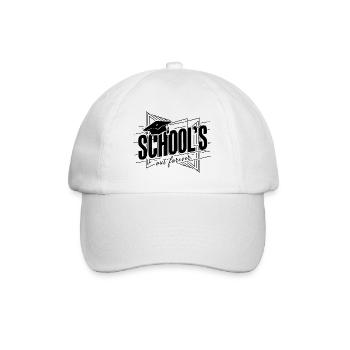 Schulabschluss Abschlussfeier School`s Out Forever - Baseball Cap - white/white - Front