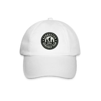Official Bigfoot Sasquatch Research Team - Baseball Cap - white/white - Front