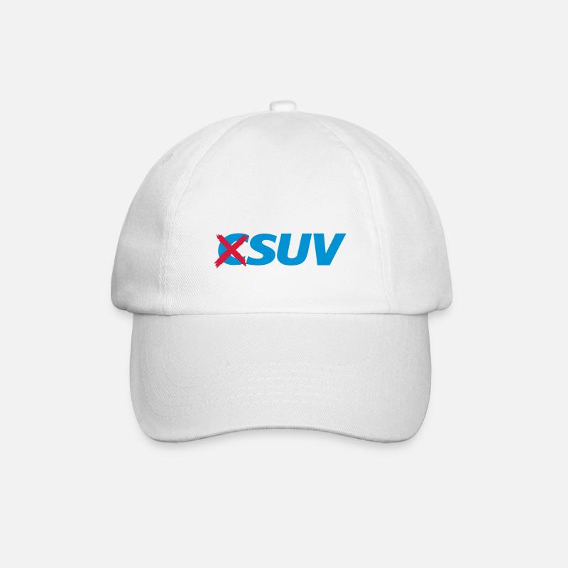 CSUV MOINS DE VOITURES - Casquette classique - blanc/blanc