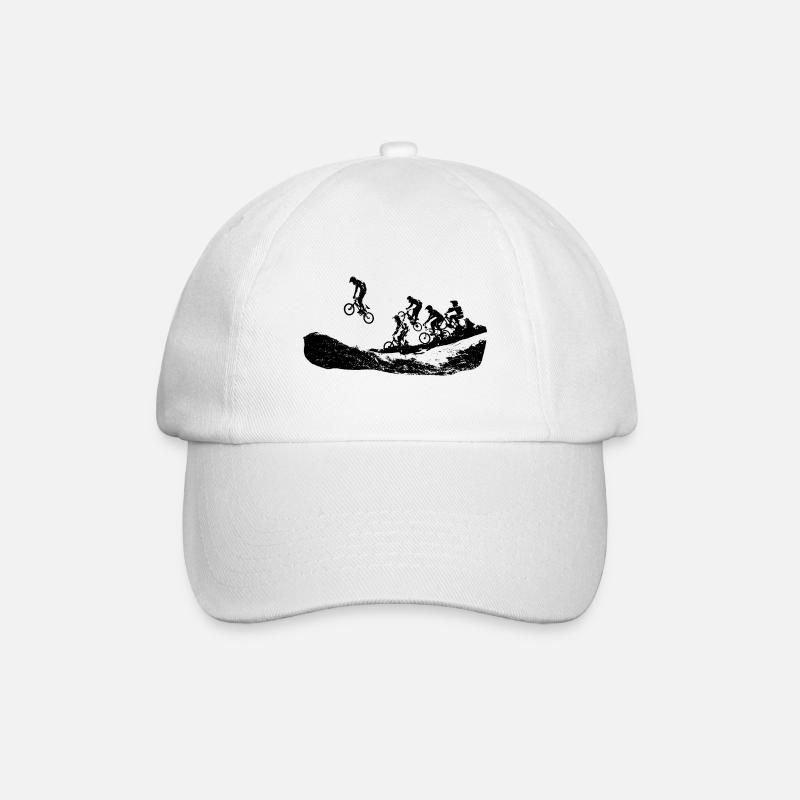 bmx - Baseball Cap - white/white