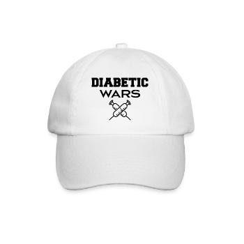 diabetic wars - Casquette classique - blanc/blanc - Devant