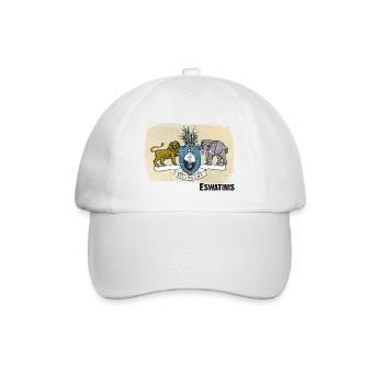 Swaziland, Eswatini, Kingdom of Eswatini - Baseball Cap - white/white - Front