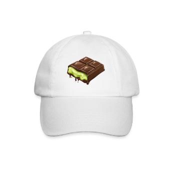 Dubaï Chocolat Pistaches Pistache Crème Chocolat - Casquette classique - blanc/blanc - Devant