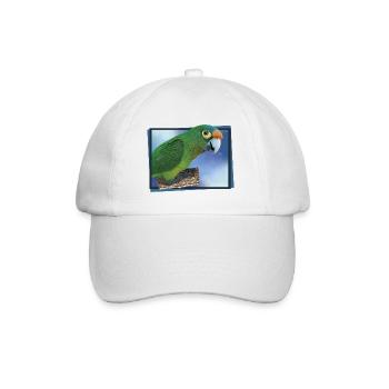 Orange-fronted parakeet - Baseball Cap - white/white - Front