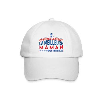 Maman Fête des mères ma maman Cadeau pour maman !! - Casquette classique - blanc/blanc - Devant