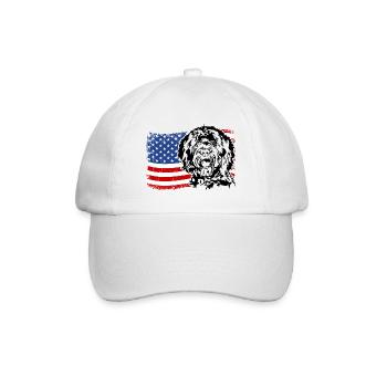 BARBET America Flag Dogs Dog Wilsigns - Baseball Cap - white/white - Front