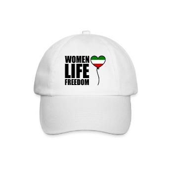 Women life freedom - Baseball Cap - white/white - Front