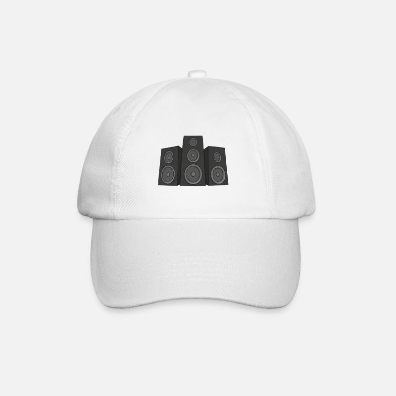 Speakers - Baseball Cap - white/white