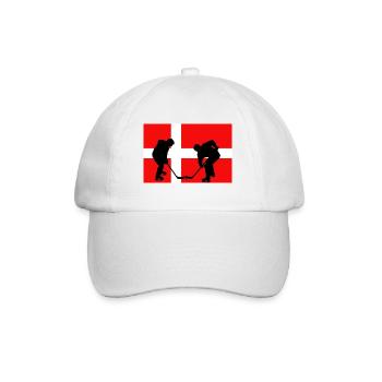 Denmark, my country, my flag! - Baseball Cap - white/white - Front