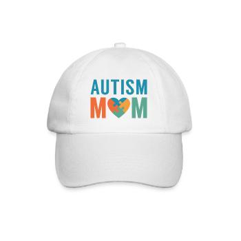Maman autiste - Casquette classique - blanc/blanc - Devant