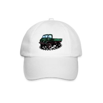 Unimog - Oldtimer - Offroad - Dispositif moteur universel - Casquette classique - blanc/blanc - Devant