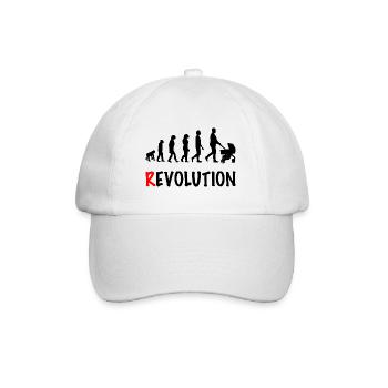 revolution daddy stroller birth - Baseball Cap - white/white - Front
