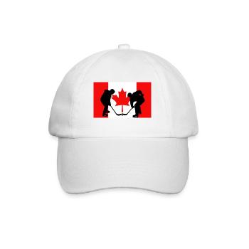 Kanada, mein Land meine Flagge! - Baseballkappe - Weiß/Weiß - Vorne