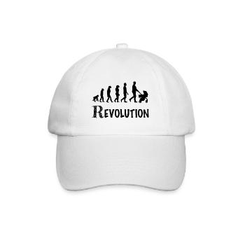 revolution daddy stroller birth - Baseball Cap - white/white - Front
