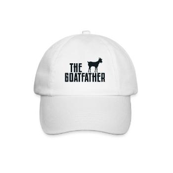 Goatfather Animal drôle d'amant de père de chèvre - Casquette classique - blanc/blanc - Devant