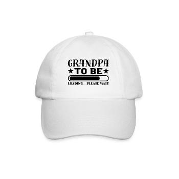 Grandpa To Be - Pregnancy Announcement - Baseball Cap - white/white - Front