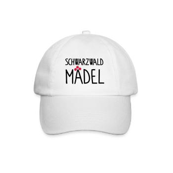 Schwarzwaldmädel - Baseballkappe - Weiß/Weiß - Vorne