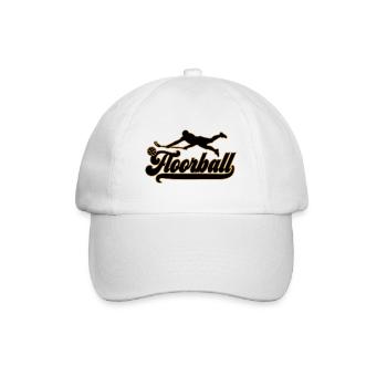 Les couleurs peuvent être modifiées | Joueur de Floorball Floorball - Casquette classique - blanc/blanc - Devant