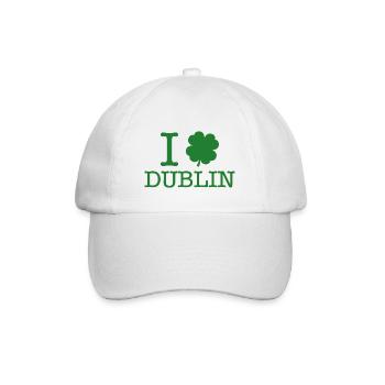 I Love Dublin - Baseball Cap - white/white - Front