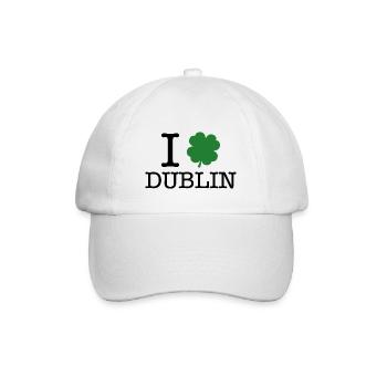 I Love Dublin - Baseball Cap - white/white - Front