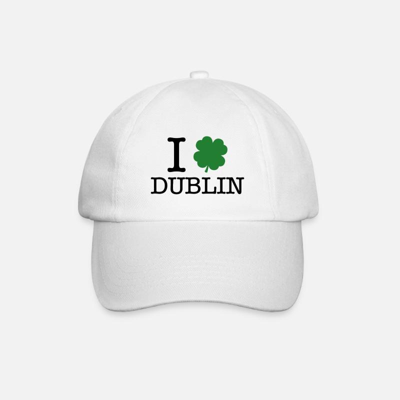 J’aime Dublin - Casquette classique - blanc/blanc