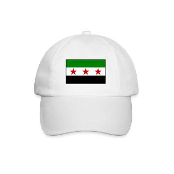 Drapeau de la Syrie - Casquette classique - blanc/blanc - Devant