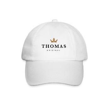 Thomas - Casquette classique - blanc/blanc - Devant