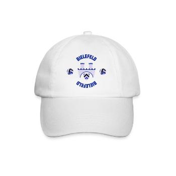 Bielefeld (ID: 001013) - Baseballkappe - Weiß/Weiß - Vorne