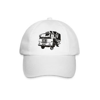 W50 Pritsche IFA LKW - Baseballkappe - Weiß/Weiß - Vorne
