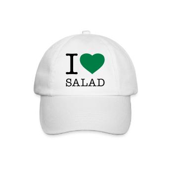 J’ADORE LA SALADE - Casquette classique - blanc/blanc - Devant