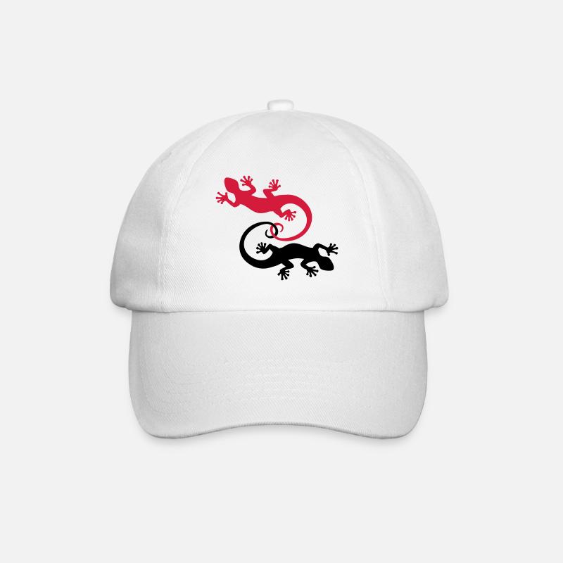 BALI - GECKO TWINS - Baseballkappe - Weiß/Weiß