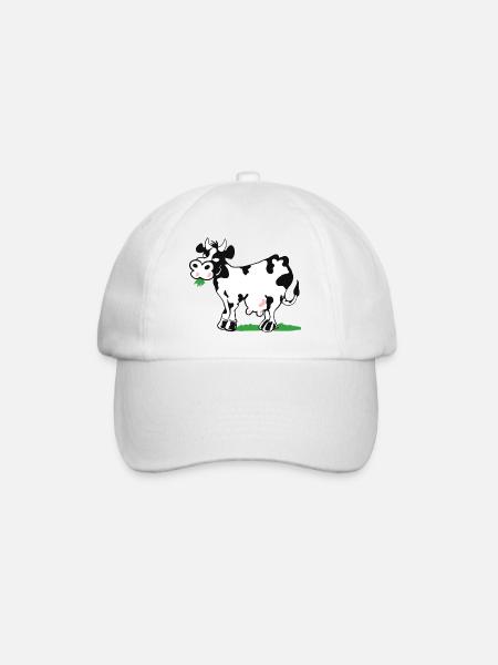 Kuh - Baseball Cap - white/white