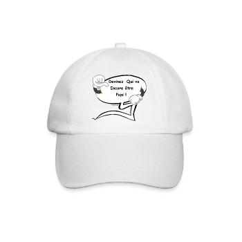 Encore Papi - Casquette classique - blanc/blanc - Devant