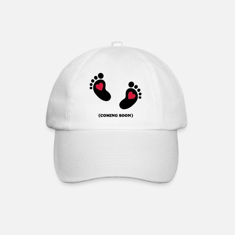 Baby - coming soon - 2c - Casquette classique - blanc/blanc