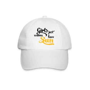 sun - Baseball Cap - white/white - Front
