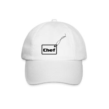Adeptes chef - Casquette classique - blanc/blanc - Devant