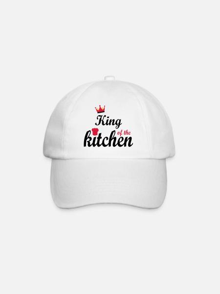 kochen - Baseballkappe - Weiß/Weiß