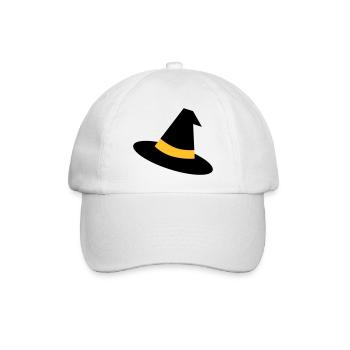 Hexenhut - Baseballkappe - Weiß/Weiß - Vorne