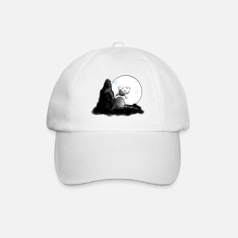 "Moutons loup" - Mouton - Mouton - Casquette classique - blanc/blanc