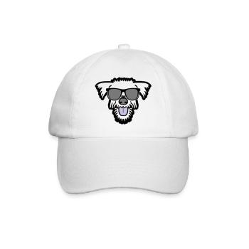chien frais dans les vacances d'été - Casquette classique - blanc/blanc - Devant
