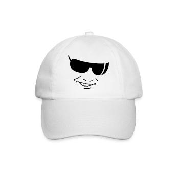 smile - Baseball Cap - white/white - Front