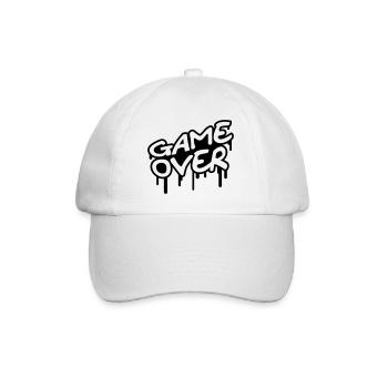 Game Over - Baseball Cap - white/white - Front