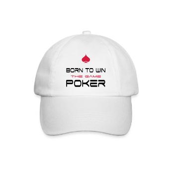 poker - Casquette classique - blanc/blanc - Devant