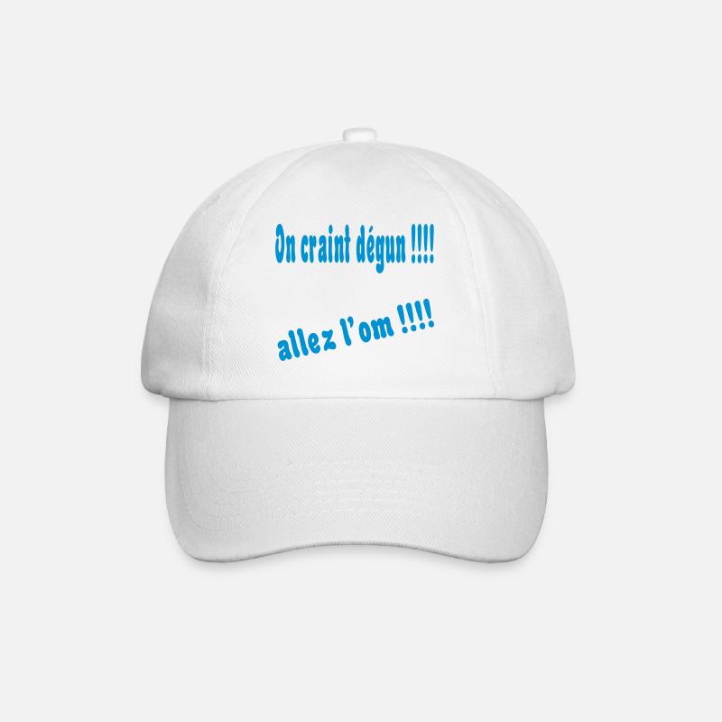 On craint dégun !!!! - Casquette classique - blanc/blanc