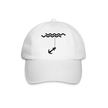 Anker - Baseballkappe - Weiß/Weiß - Vorne