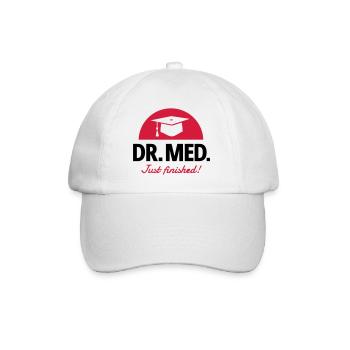 Doktor - Baseballkappe - Weiß/Weiß - Vorne