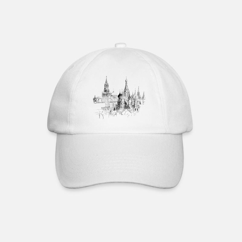 Moscou - Casquette classique - blanc/blanc