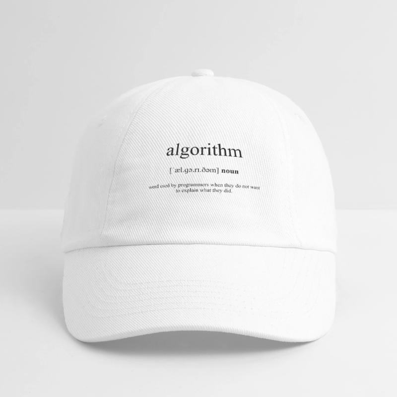 Algorithm (Algorithmus) Definition Dictionary Baseball Cap