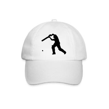Cricket Player 2 (Vector) - Casquette classique - blanc/blanc - Devant
